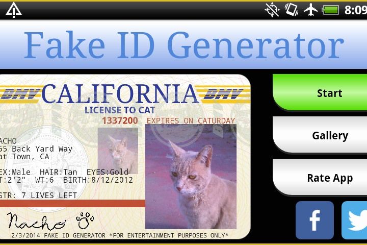 Free Fake Id Templates Online Of Osobodigest Blog