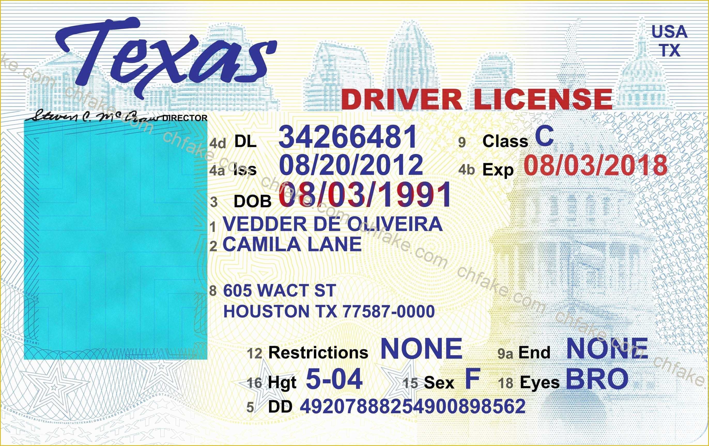 Fake Id Driver License Templates Jesaholic