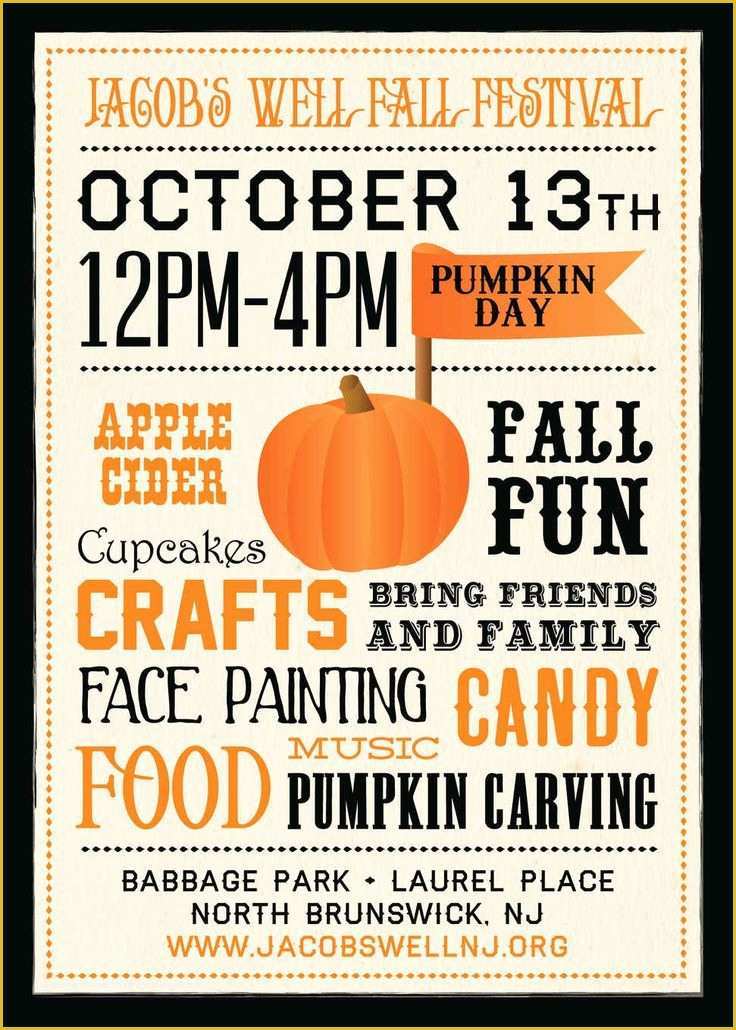Free Fall Flyer Templates Of 10 Best Fall Festival Flyers Images On Pinterest