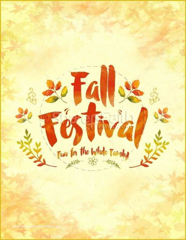 Free Fall Flyer Templates Of 25 Best Fall Festival Images On Pinterest