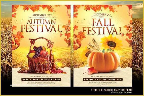 Free Fall Flyer Templates Of Fall Festival Flyer Template Flyer Templates Creative
