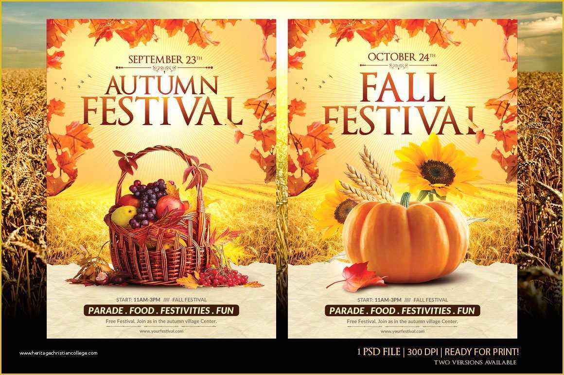 Free Fall Flyer Templates Of Fall Festival Flyer Template Flyer Templates Creative