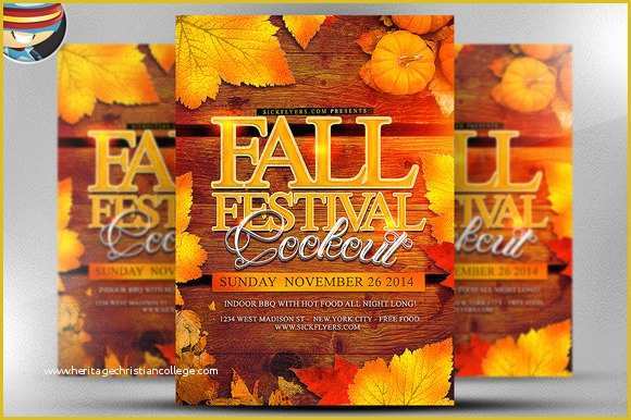 Free Fall Flyer Templates Of Free Fall Festival Flyer Templates Indesign Designtube
