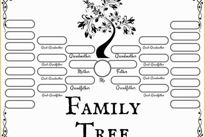 Free Family History Templates Of 4 Free Family Tree Templates for Genealogy Craft or