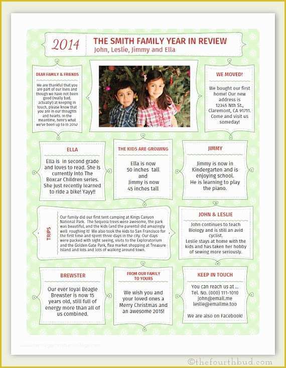 Free Family Newsletter Template Of Best 25 Christmas Letter Template Ideas On Pinterest