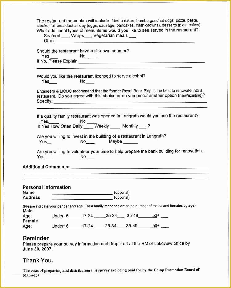 Free Family Reunion Survey Templates Of Family Reunion Questionnaire form to Pin On