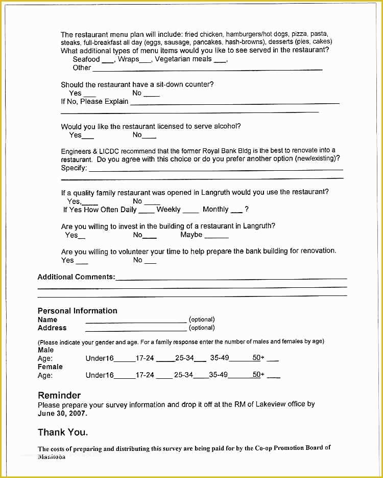 Free Family Reunion Survey Templates Of Family Reunion Questionnaire form to Pin On