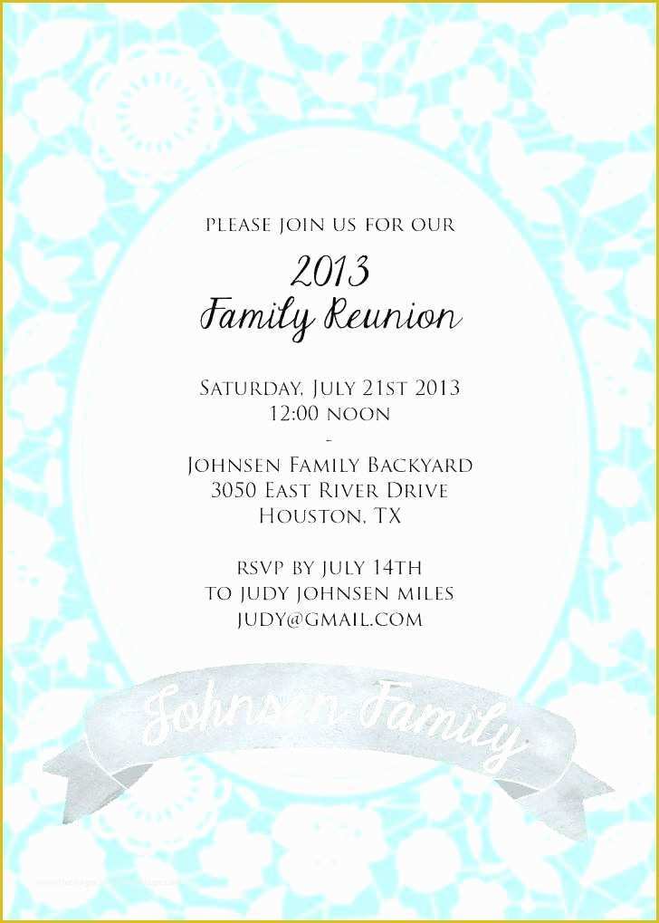 Free Family Reunion Website Template Of Family Reunion Templates Awards Banquet Program Template