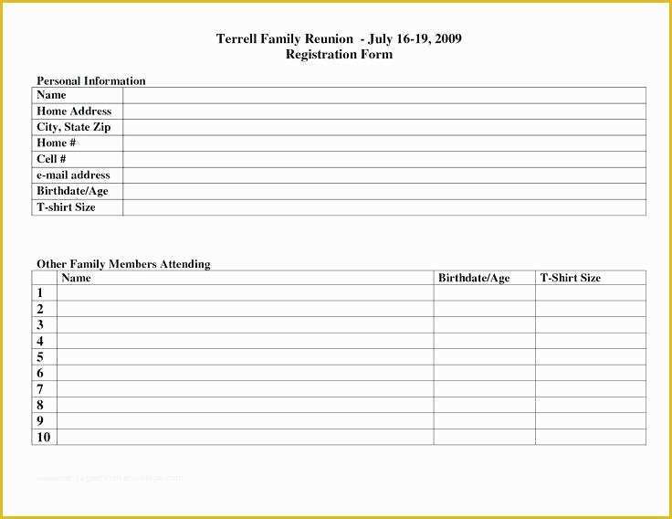 Free Family Reunion Website Template Of Family Reunion Templates Free Printable Invitations