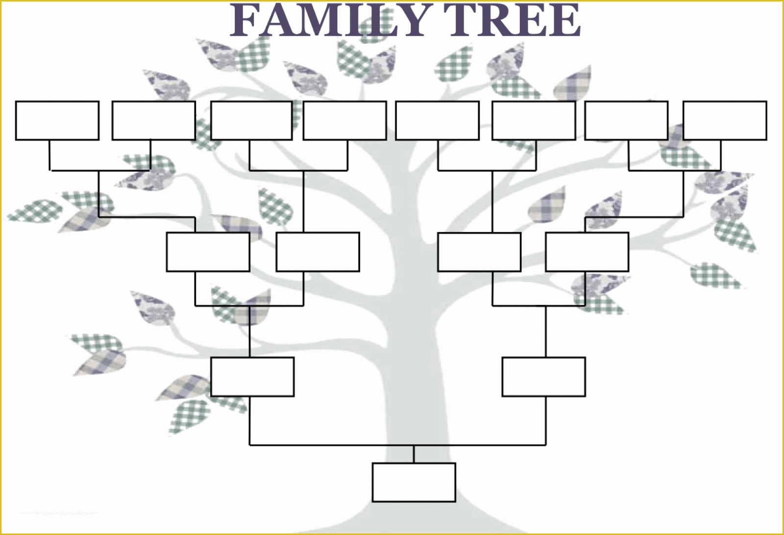 Free Family Tree Template Of Family Tree Template