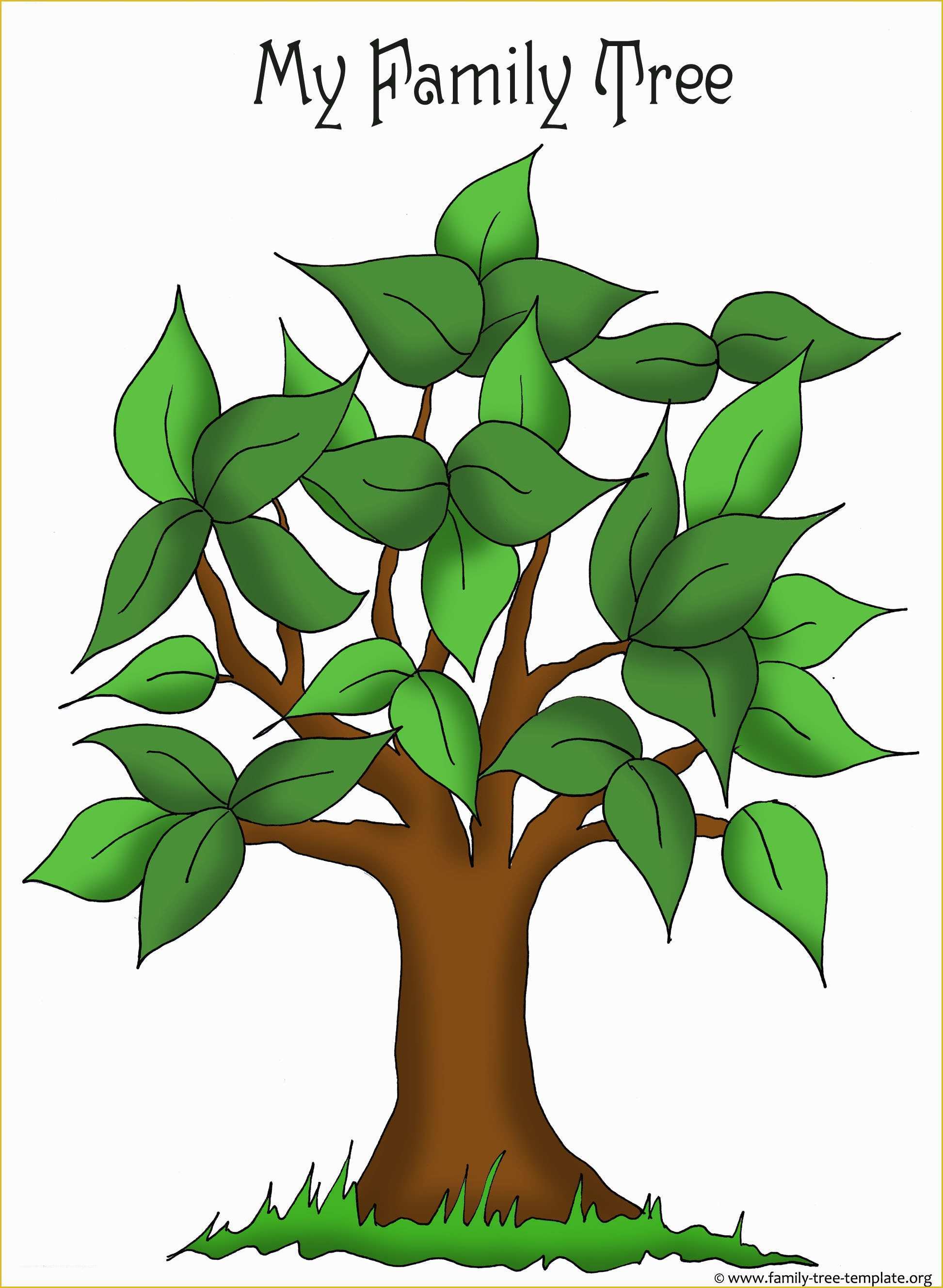 Free Family Tree Template Of Family Tree Templates & Genealogy Clipart for Your
