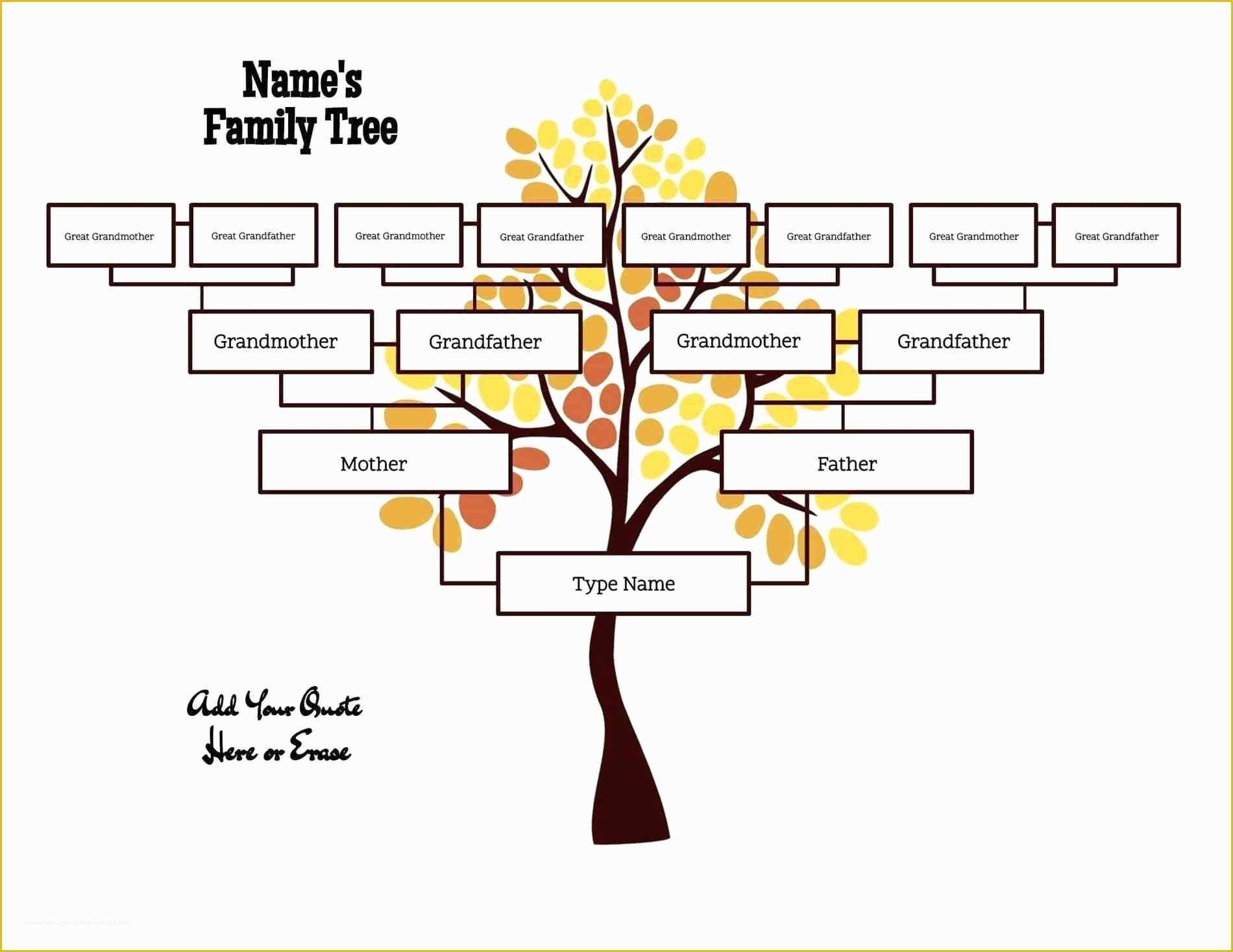Free Family Tree Template Of Free Editable Family Tree Template Daily Roabox