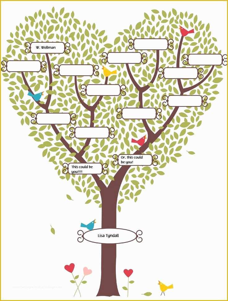Free Family Tree Template Of Pinterest • the World’s Catalog Of Ideas