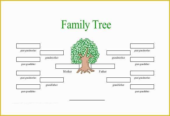 Free Family Tree Template Of Simple Family Tree Template 25 Free Word Excel Pdf