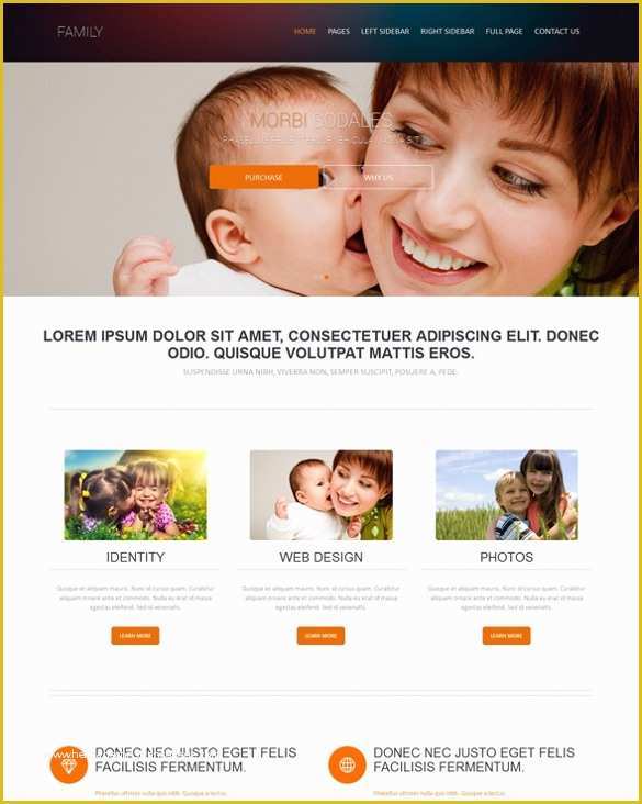 Free Family Website Templates Download Of 25 Family Website themes & Templates