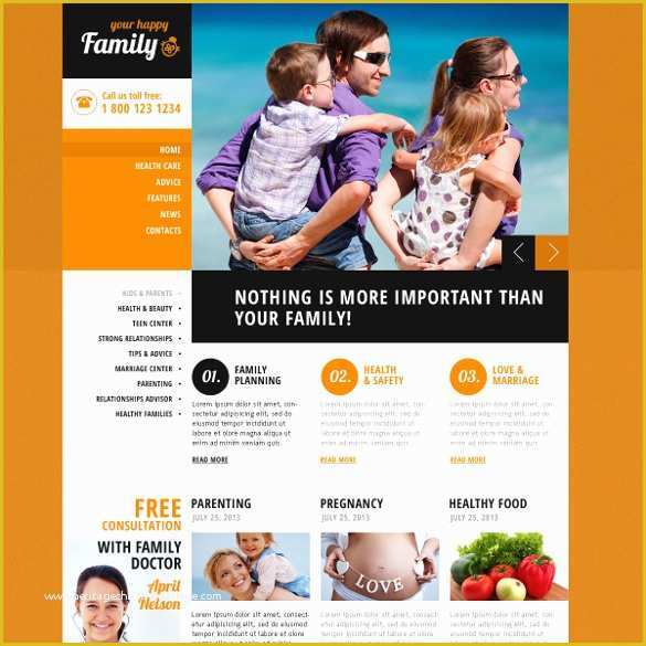 Free Family Website Templates Download Of 25 Family Website themes & Templates