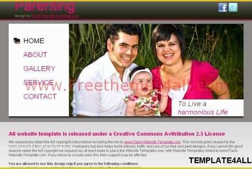 Free Family Website Templates Download Of Free Family Pink Website Template Freethemes4all