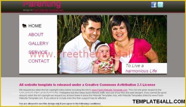 Free Family Website Templates Download Of Free Family Pink Website Template Freethemes4all