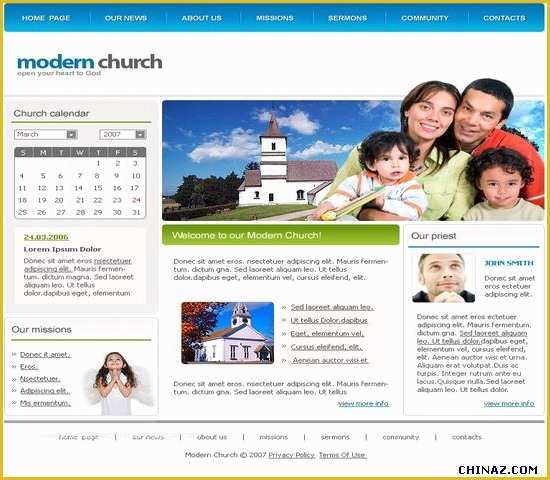 Free Family Website Templates Download Of Modern Church Family Template – Over Millions Vectors