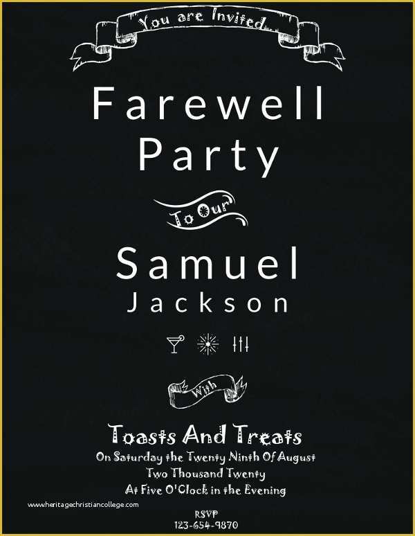 Free Farewell Invitation Templates Of 26 Farewell Invitation Templates Psd Eps Ai