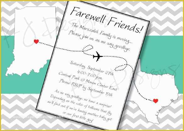 Free Farewell Invitation Templates Of Sample Farewell Invitation Template 8 Download