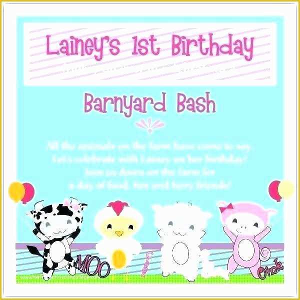 Free Farm Birthday Invitation Templates Of Farm Party Invitations Templates – Icojudge