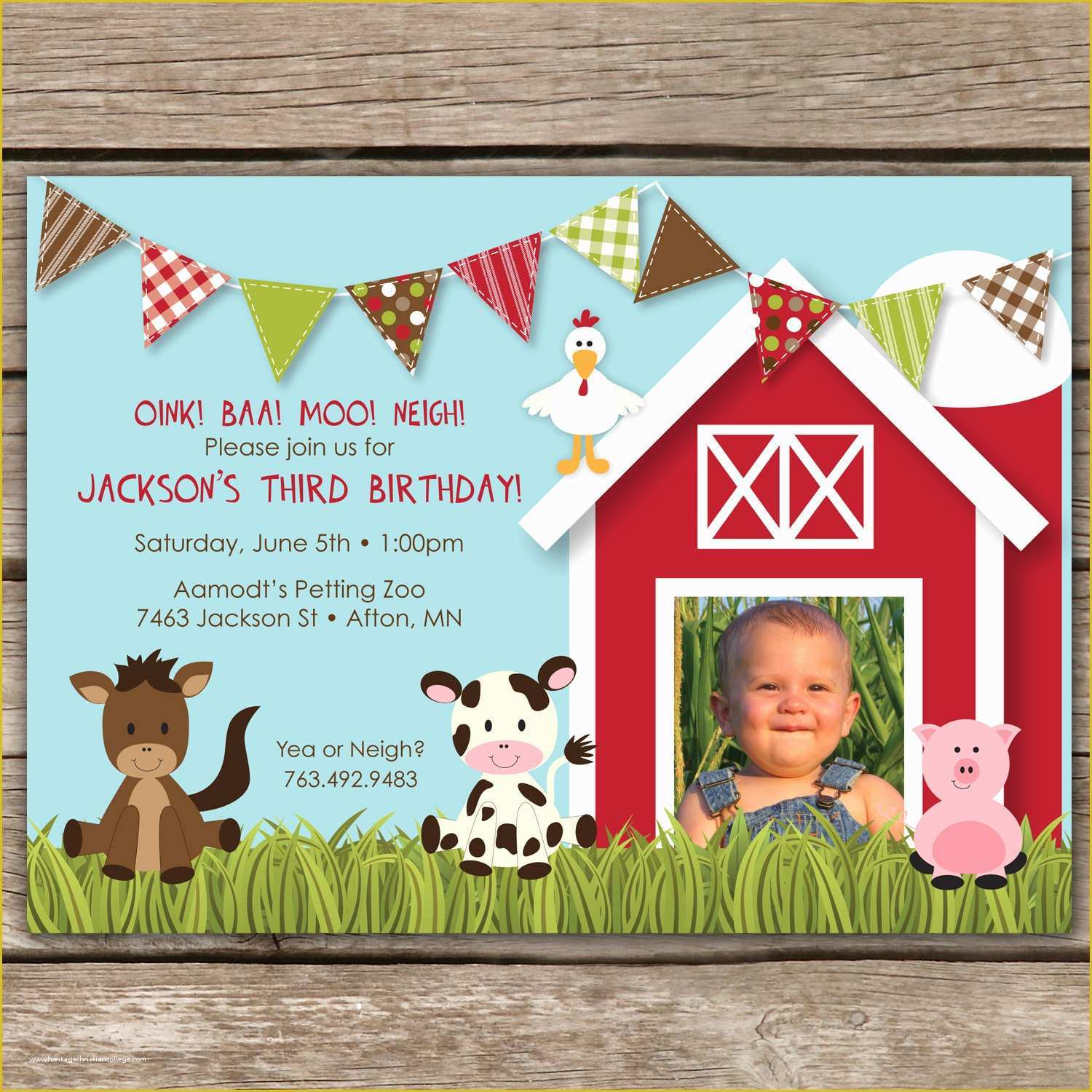 free-farm-birthday-invitation-templates-of-10-farm-birthday-invitations-with-envelopes-free