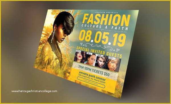 Free Fashion Show Flyer Template Of 16 Fashion Show Flyer Templates In Word Psd Ai Eps