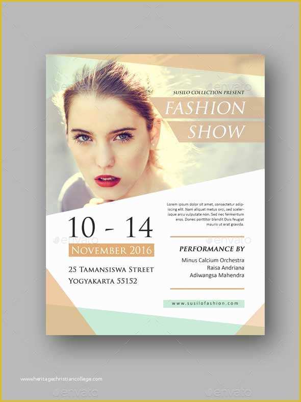 Free Fashion Show Flyer Template Of 26 Fabulous Fashion Flyer Templates Download