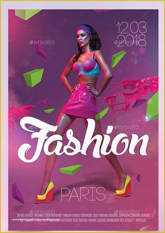 Free Fashion Show Flyer Template Of 30 Best Fashion Flyer Templates