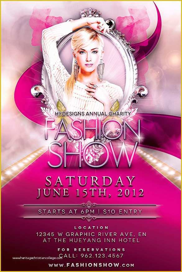 Free Fashion Show Flyer Template Of 49 event Flyer Templates Psd Ai Word Eps Vector
