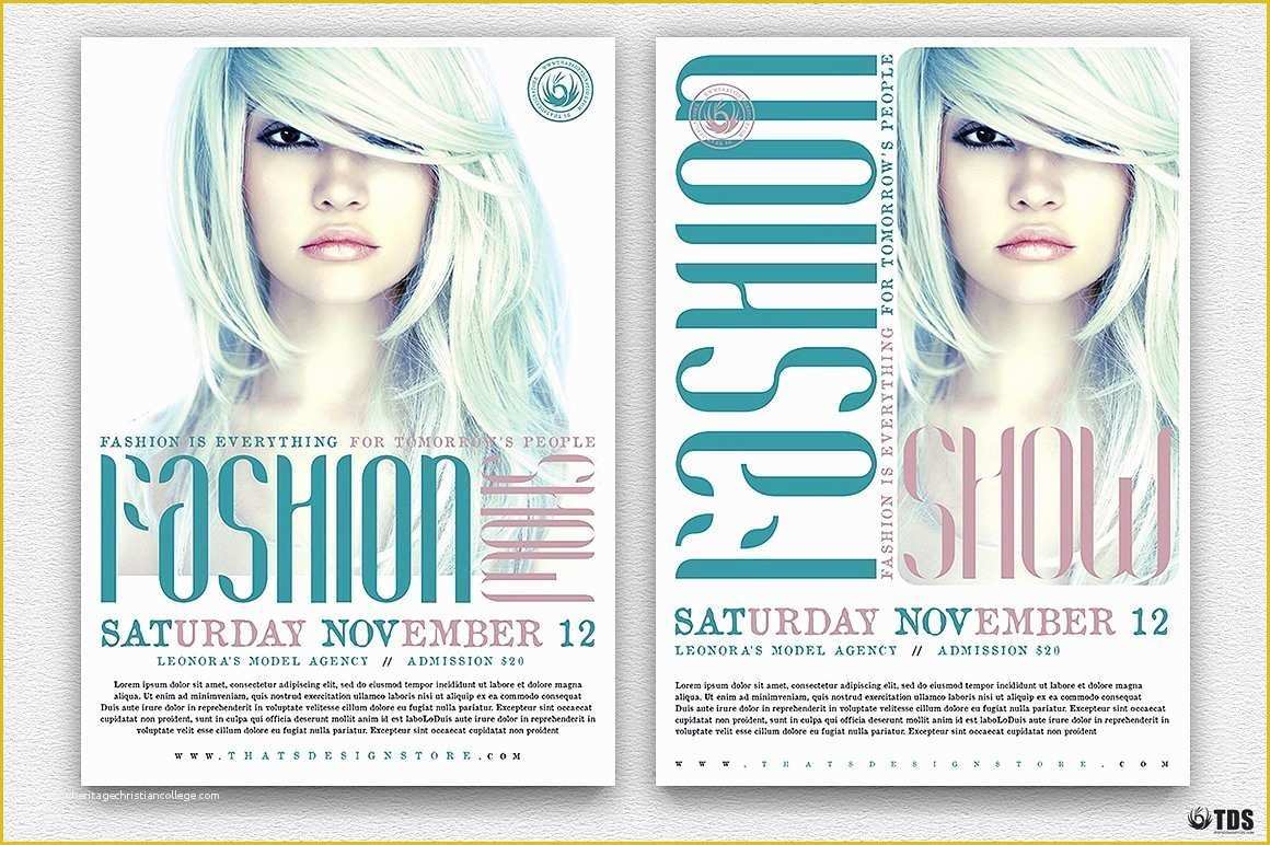 Free Fashion Show Flyer Template Of Fashion Show Flyer Template V2