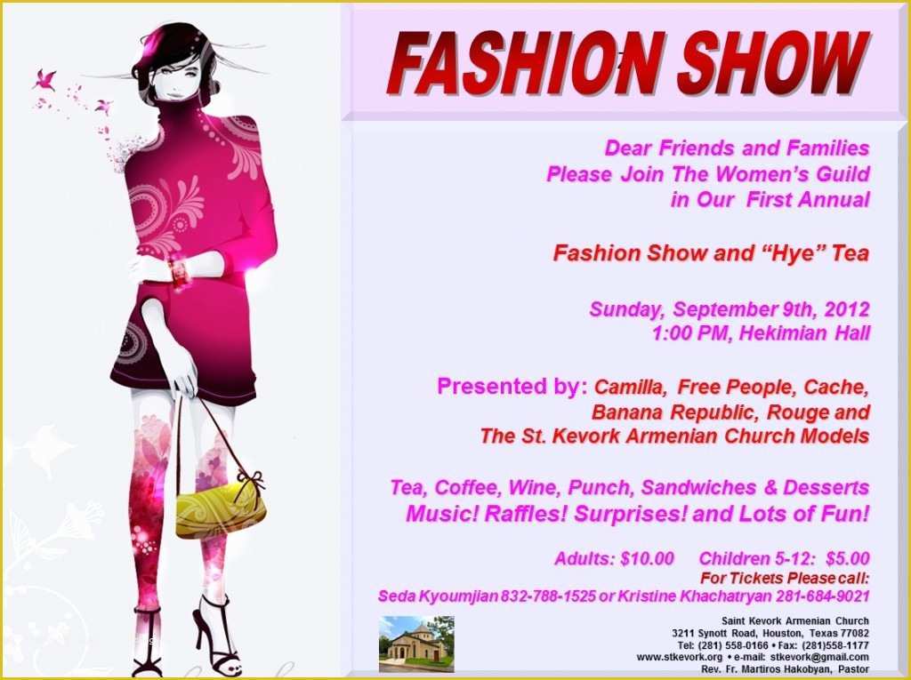 Free Fashion Show Flyer Template Of Spring Fashion Show Flyer Templates Free