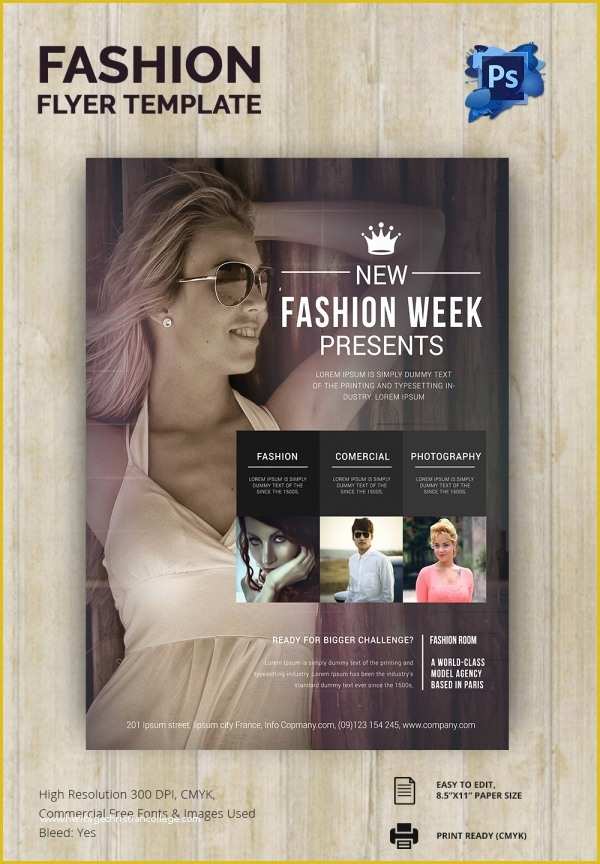 Free Fashion Show Flyer Template Of Spring Fashion Show Flyer Templates Free