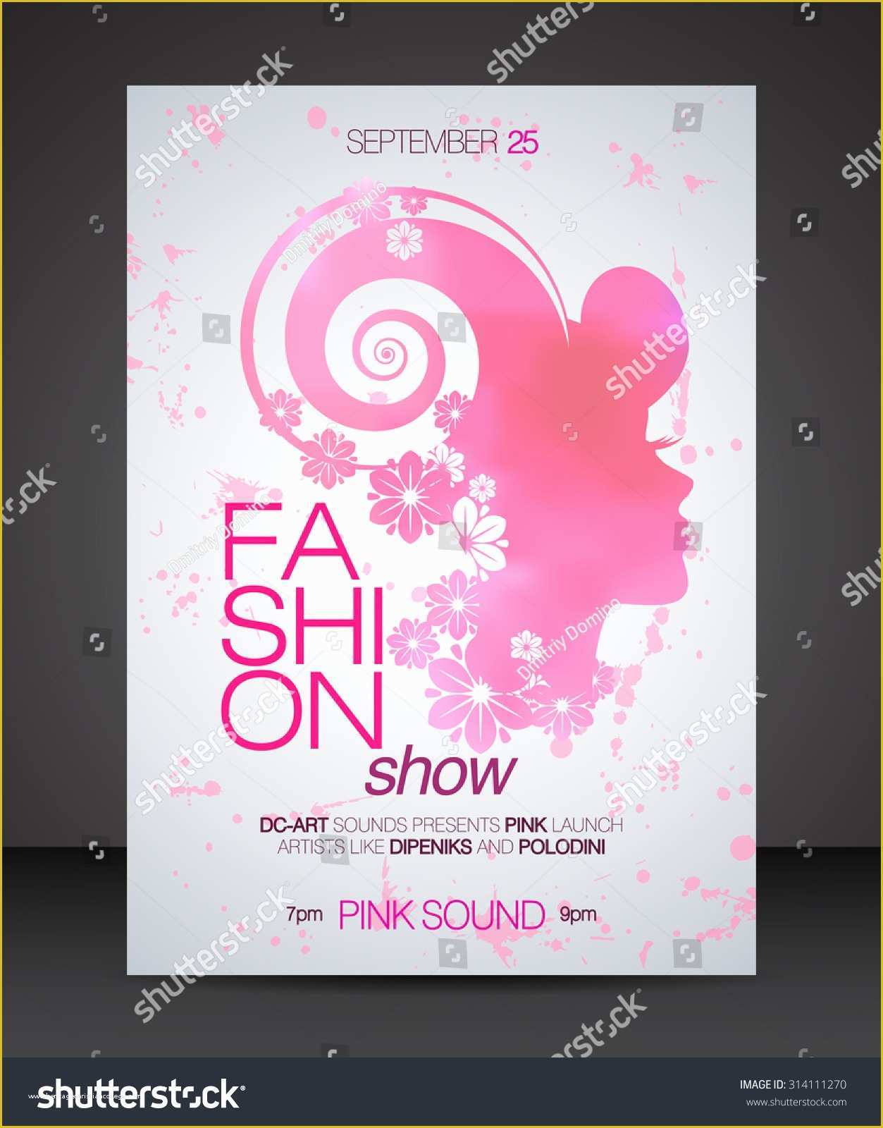 Free Fashion Show Flyer Template Of Vector Stylish Banner Poster and Flyer Template for