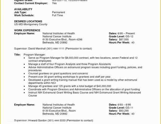 Free Federal Resume Template Of Federal Resume Template Tag astonishing Free Federal