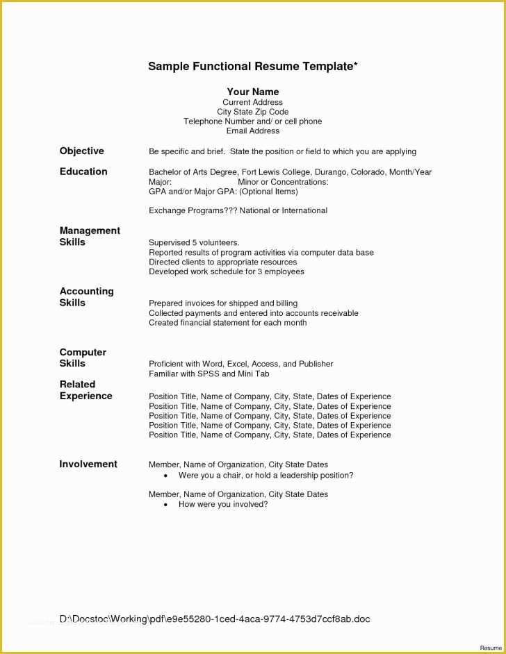 Free Federal Resume Template Of Free Federal Resume Template Tag Government Resume