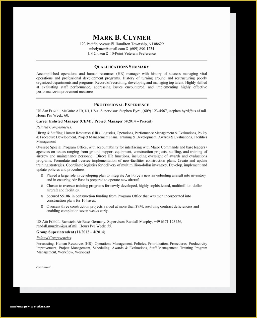 Free Federal Resume Template Of Resume and Template Federal Governmentume Stunning