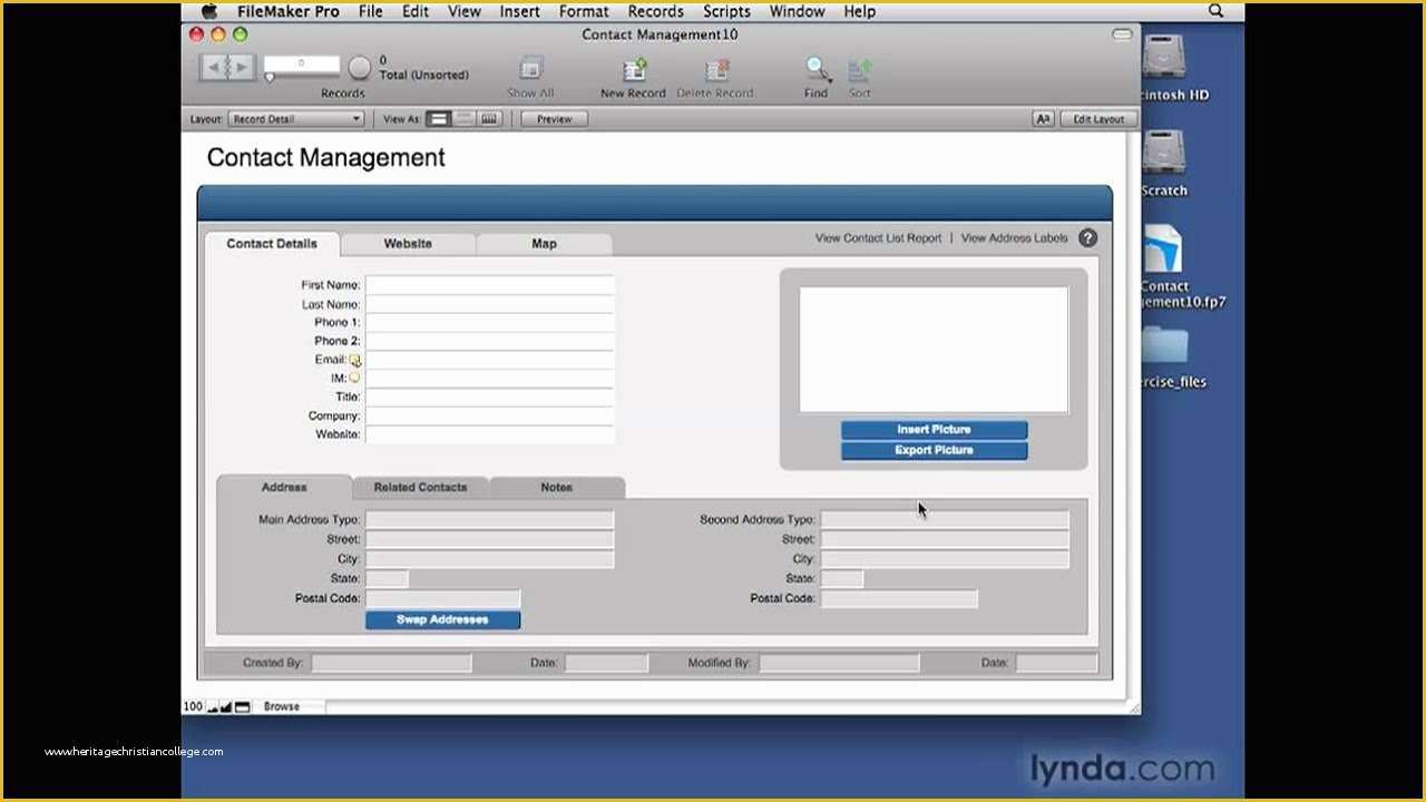 Free Filemaker Templates Of Filemaker Pro Creating Databases From Templates