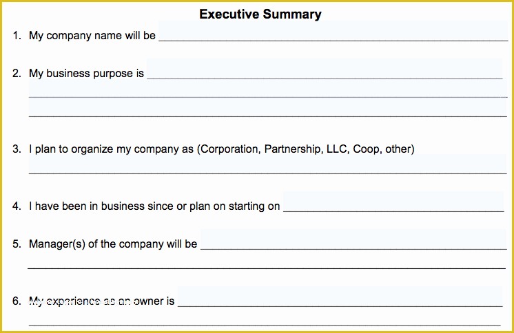 Free Fillable Business Plan Template Of Business Plan Startup Template – Small Business Startup