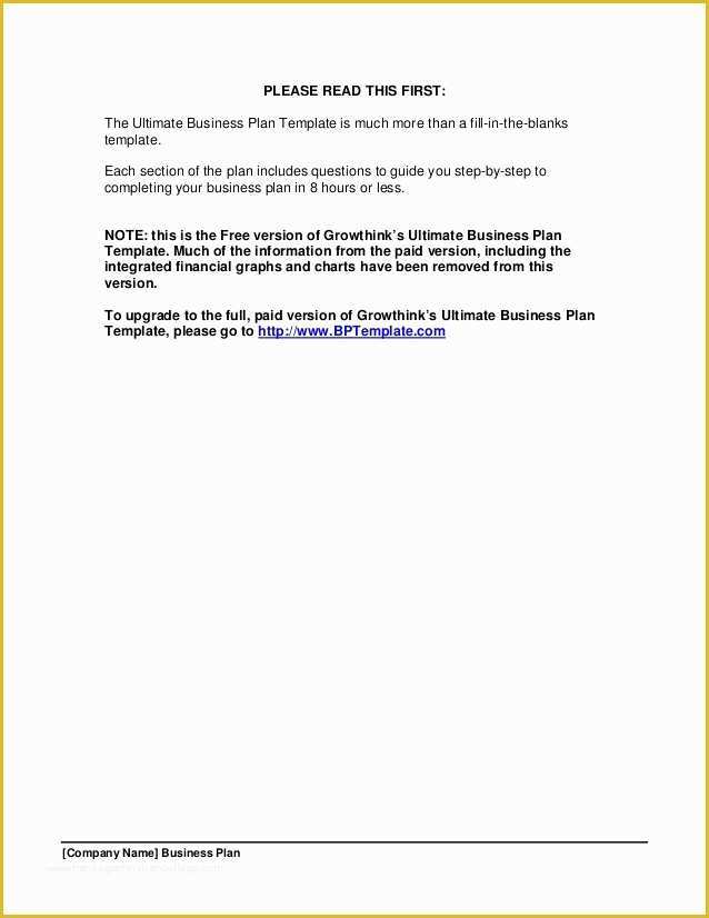 Free Fillable Business Plan Template Of for Free Fillable Business Plan Template – Guiaubuntupt