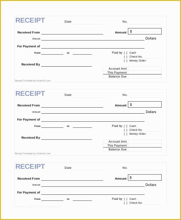 Free Fillable Cash Receipt Template Of Cash Receipt Template 15 Free Word Pdf Documents
