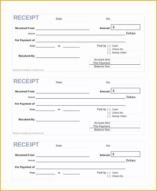 Free Fillable Cash Receipt Template Of Cash Receipt Template 15 Free Word Pdf Documents