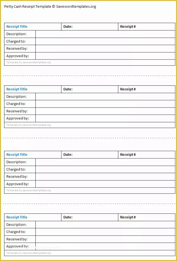 Free Fillable Cash Receipt Template Of Cash Receipt Template