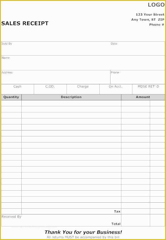 Free Fillable Cash Receipt Template Of Fillable Receipt Template Example Fillable Invoice