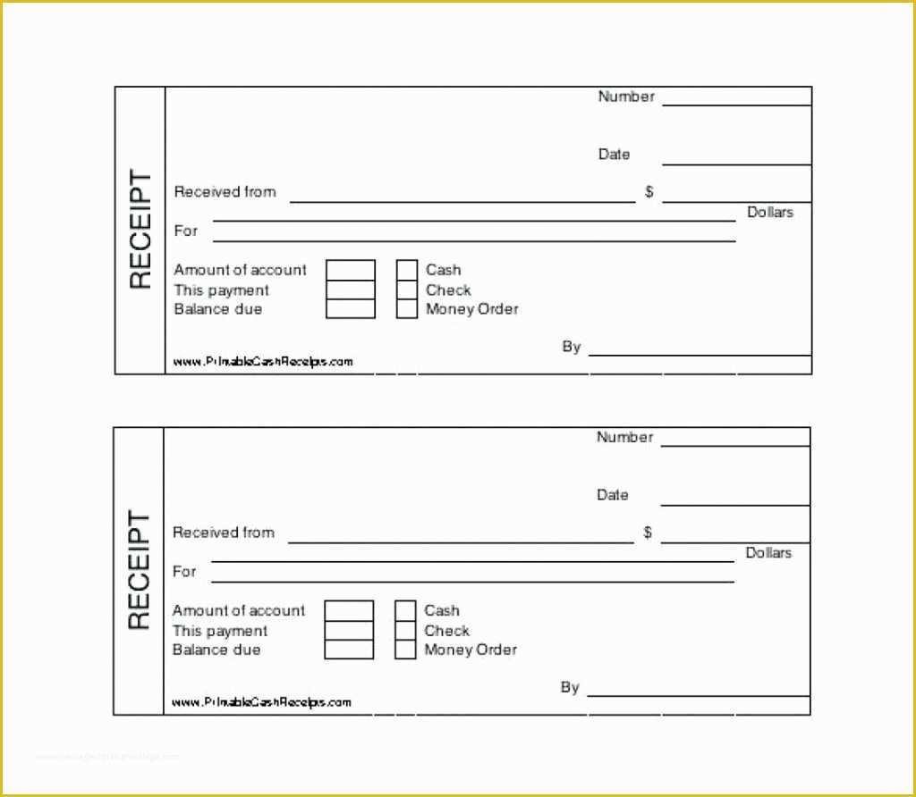 Free Fillable Cash Receipt Template Of Fillable Receipt Template Free Download Donation Rent Cash