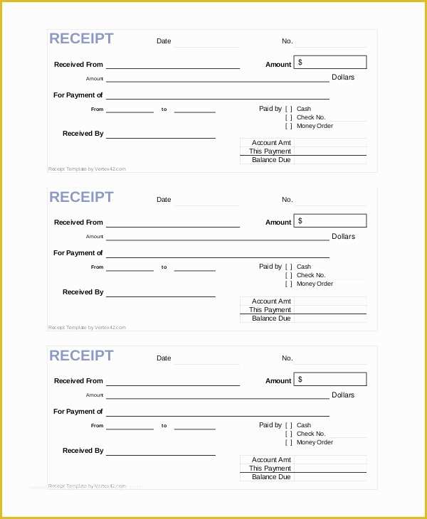 Free Fillable Cash Receipt Template Of Store Receipt Template 8 Free Word Pdf Document