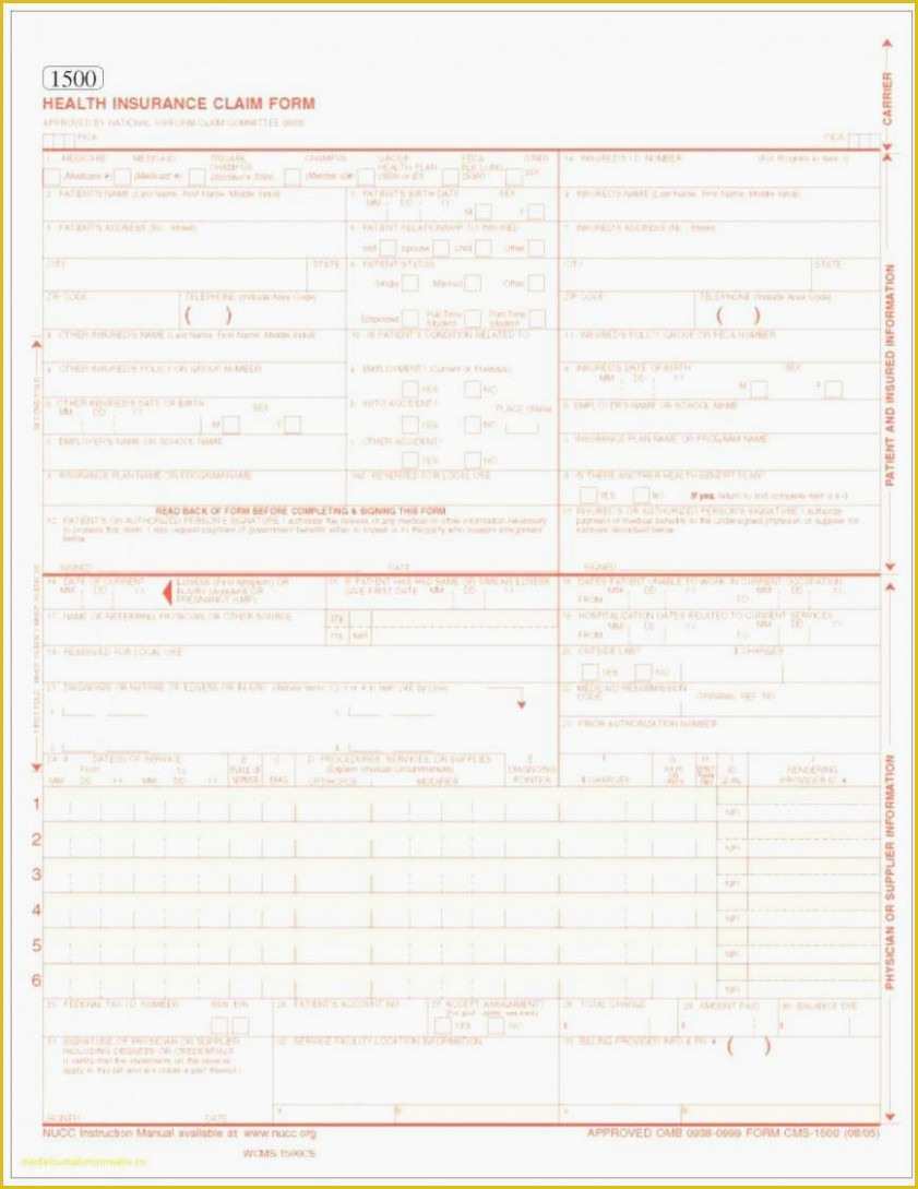 Free Fillable Cms 1500 Template Of 11 Features Free Fillable Cms form