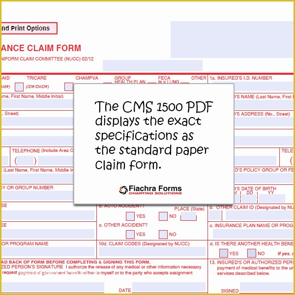 Free Fillable Cms 1500 Template Of Fillable Cms 1500 form