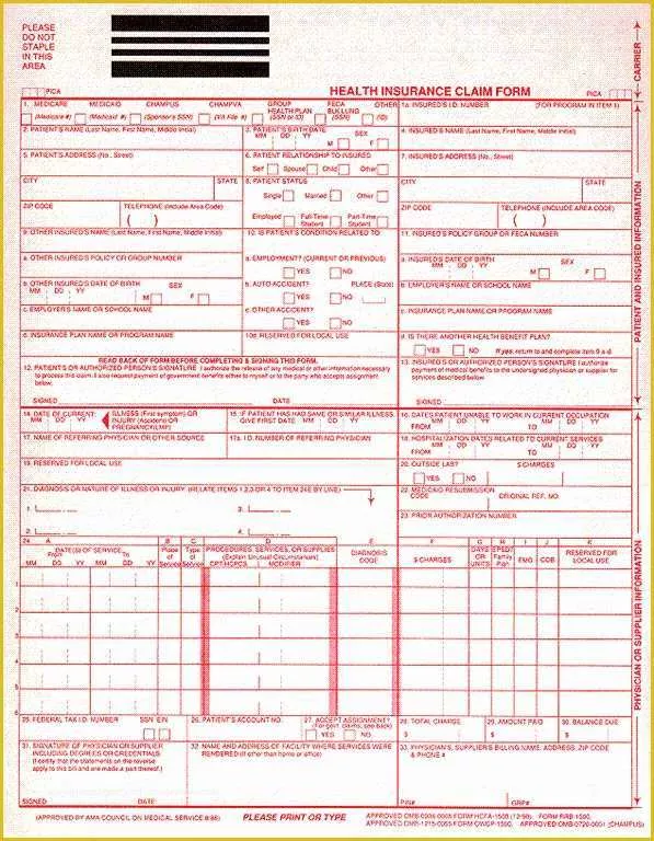 Free Fillable Cms 1500 Template Of Quit Claim form Free Download form Resume Examples